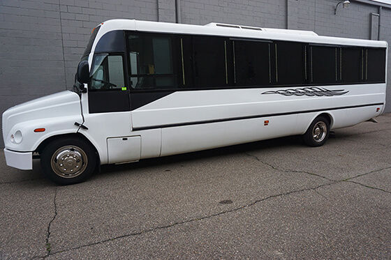 35-passenger limo bus